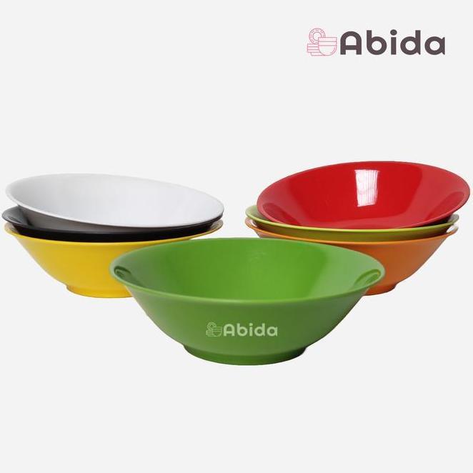 Abida 1 Lusin Mangkok Melamin 7 Inch Mangkok Bakso Mangkok Mie G907