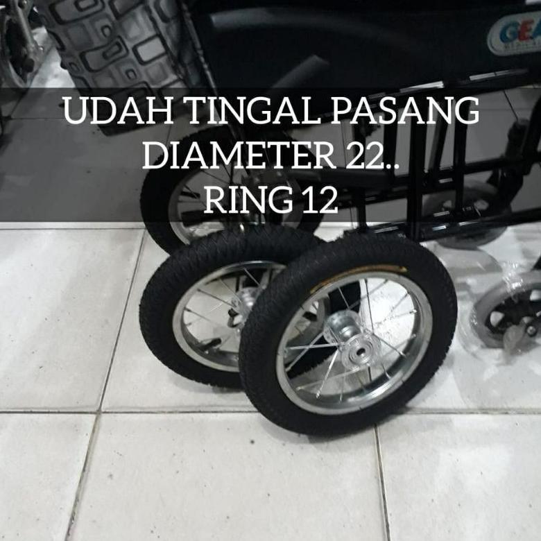 Ban Kursi Roda Ukuran 12 Ban Belakang Kursi Roda