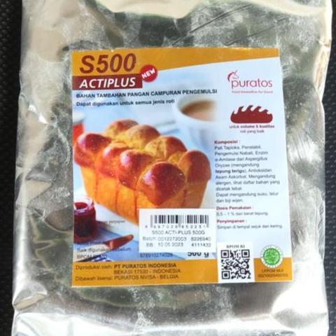 PURATOS S500 ACTIPLUS 500GR TEPUNG PELEMBUT TAMBAHAN ROTI PLAIN
