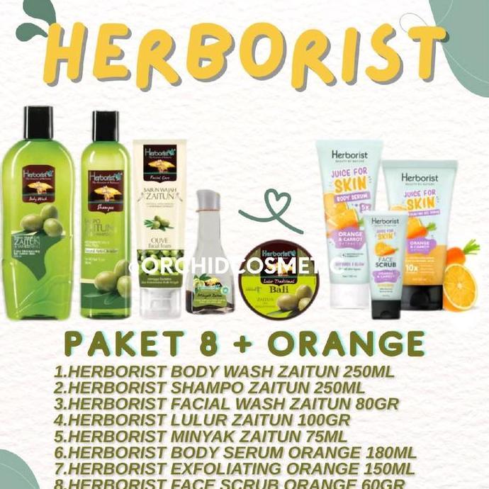 Bathe- Herborist Paket Zaitun Lengkap / Herborist Paket Hadiah Seserahan Wedding Lengkap /Paket Herb