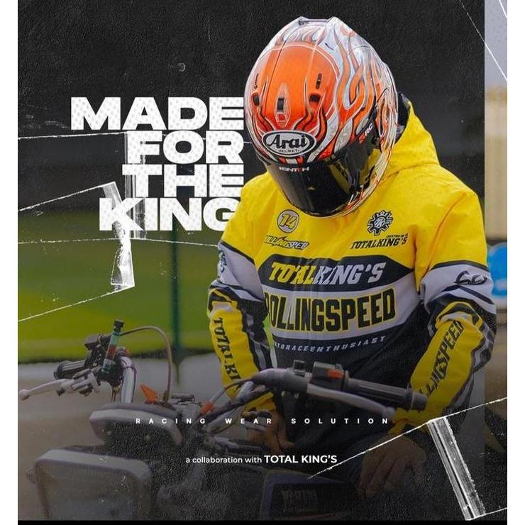READY Jaket Rollingspeed X Total kings Stok Terbatas