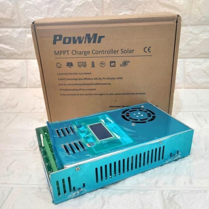 mppt 60A powmr 60A 12 24 36 48V panel surya solar panel SCC