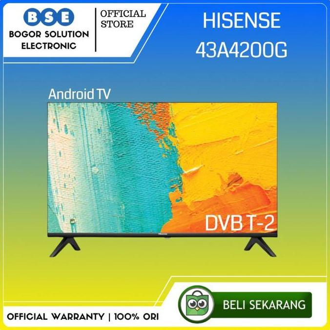 Smart TV Android 43 Inch Hisense 43A4200G 43 Digital TV Smart 43"