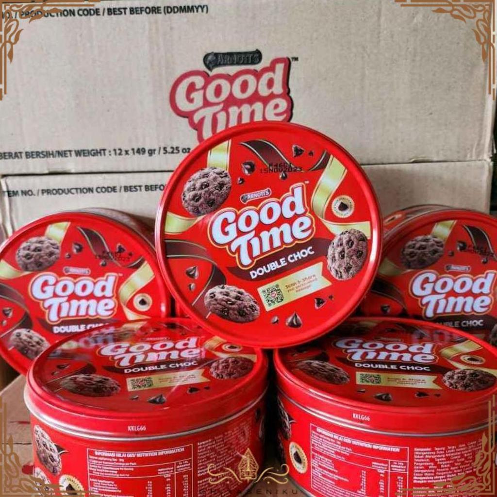 Berkualitas Grosir Good Time Cookies Chocochips 133Gr Biskuit Coklat Kaleng Arnots Kue Lebaran Parse