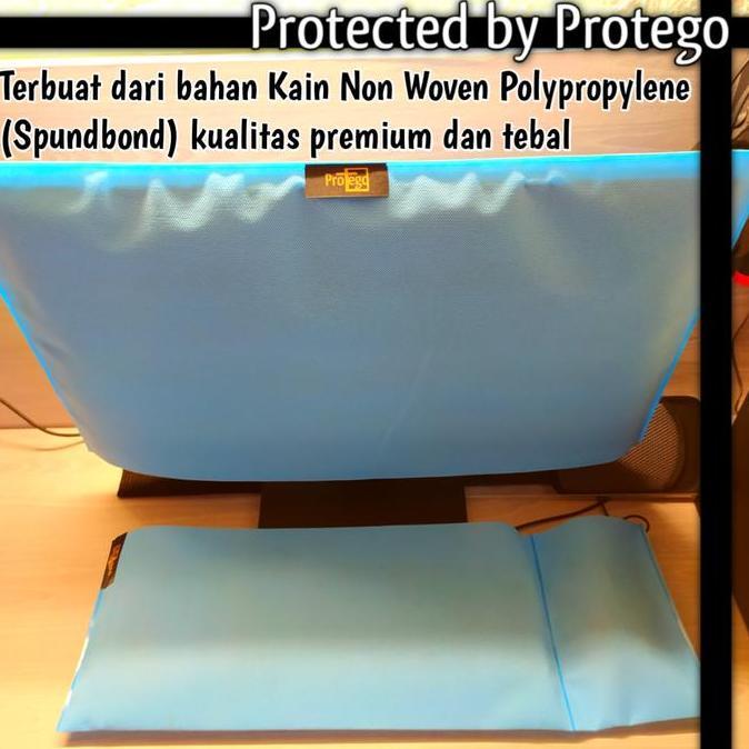 Cover Kain Layar Monitor Keyboard Mouse Komputer Anti Debu PROTEGO ke1