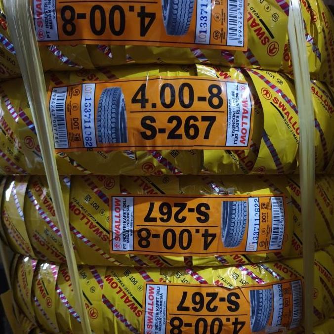 Ban Luar Swallow 400 - 8 Ban Ring 8 Bajaj RE TVS BBG Roda Tiga 400-8