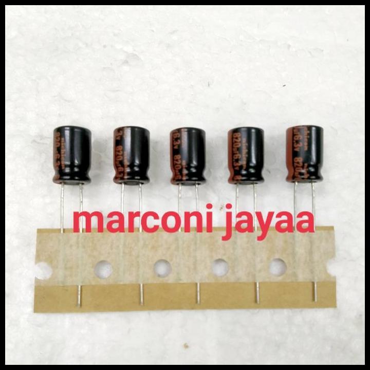 TERBARU KAPASITOR ELCO 820UF 6,3V NICHICON