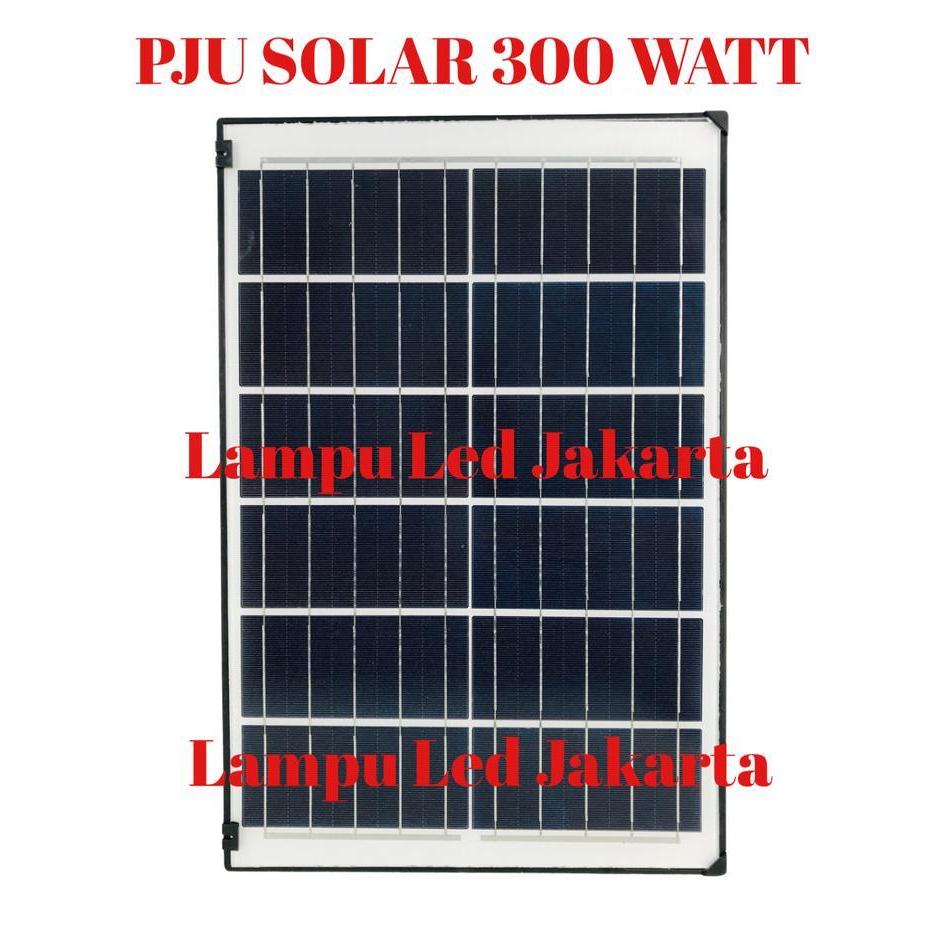 Lampu PJU solar 300watt 300w remote. Street light solar panel 300watt