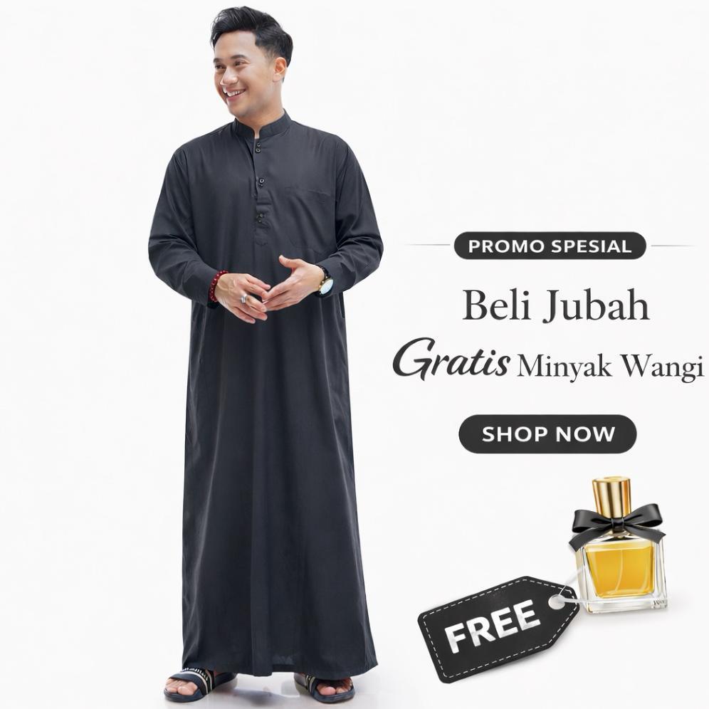 Exclusive Gamis Pria Jubah Pria  Jubah Gamis Pria Lengan Panjang