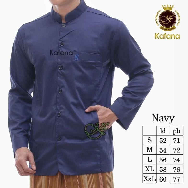 New Arrival Baju Koko Semi Jas Kafana Ukuran S M L Xl Xxl | Model Terompah | Koko Habaib Kafana Dewa