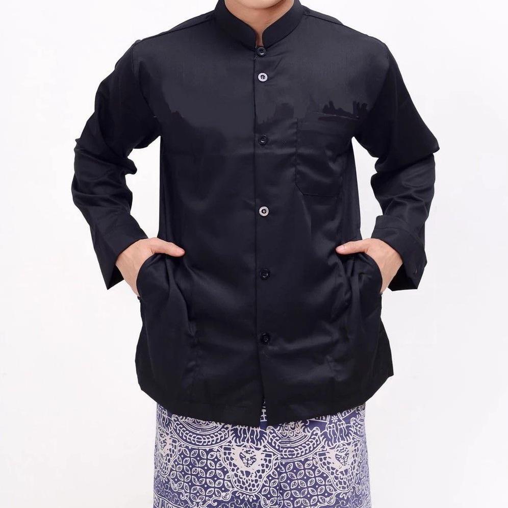 Promo Baju Koko Lengan Panjang Pria Baju Koko Buat Grub Hadroh Sholawatan