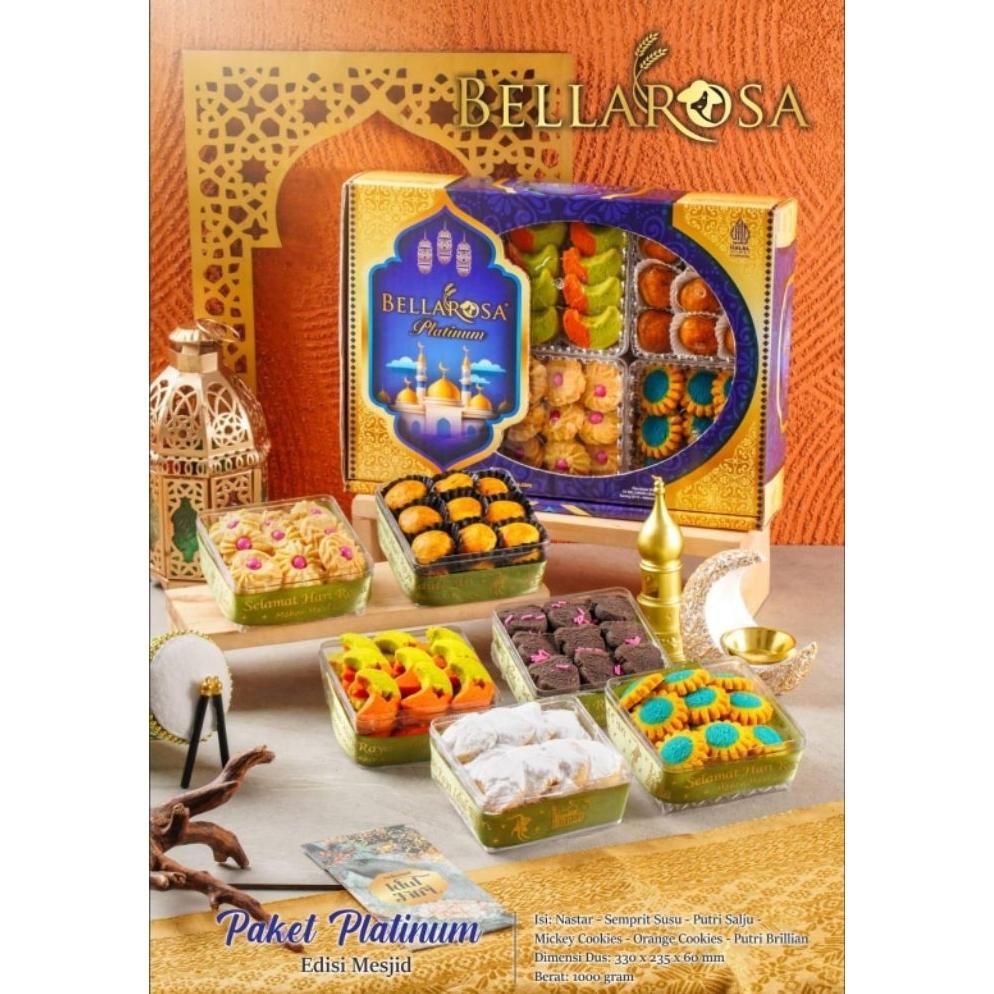 ZELVIERAS PAKET HAMPERS LEBARAN BELLAROSA SET KUE LEBARAN KUE KERING COKLAT PARCEL / BELLAROSA PAKET