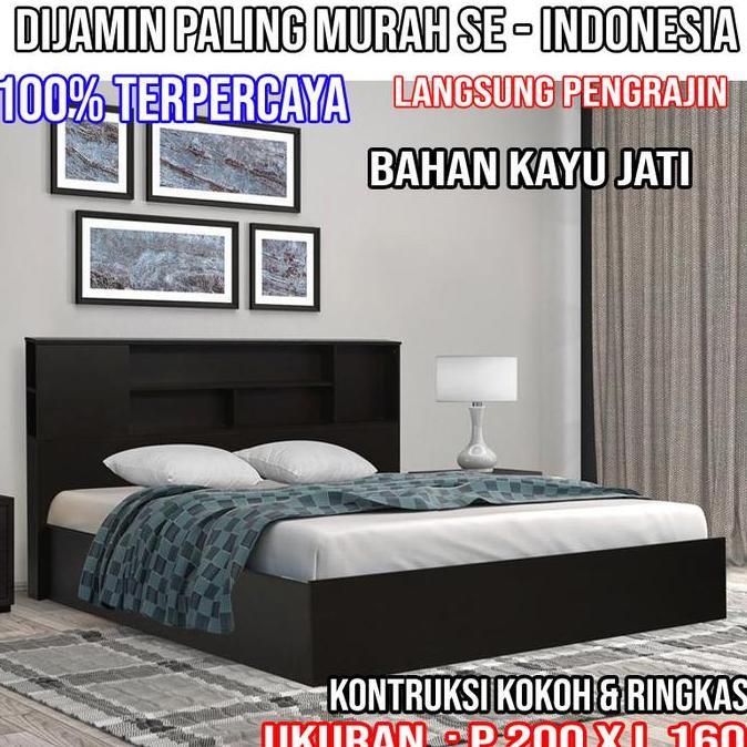 Terlaris Tempat Tidur Minimalis Dipan Lantai Minimalis Laci Lesehan Kayu Jati
