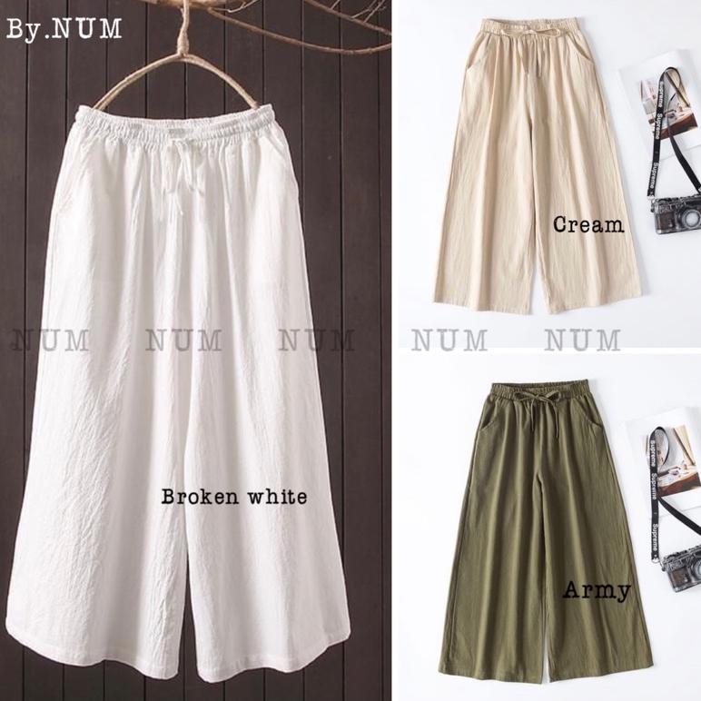 Limited Viona Jumbo Kulot Rayon Crinkle Premium Kekinian