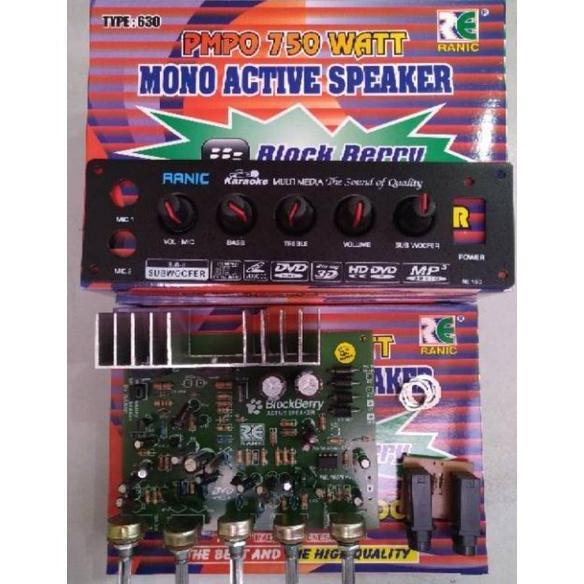 Kit Power Amplifier Speaker Aktif Mono 750W PMPO type 630