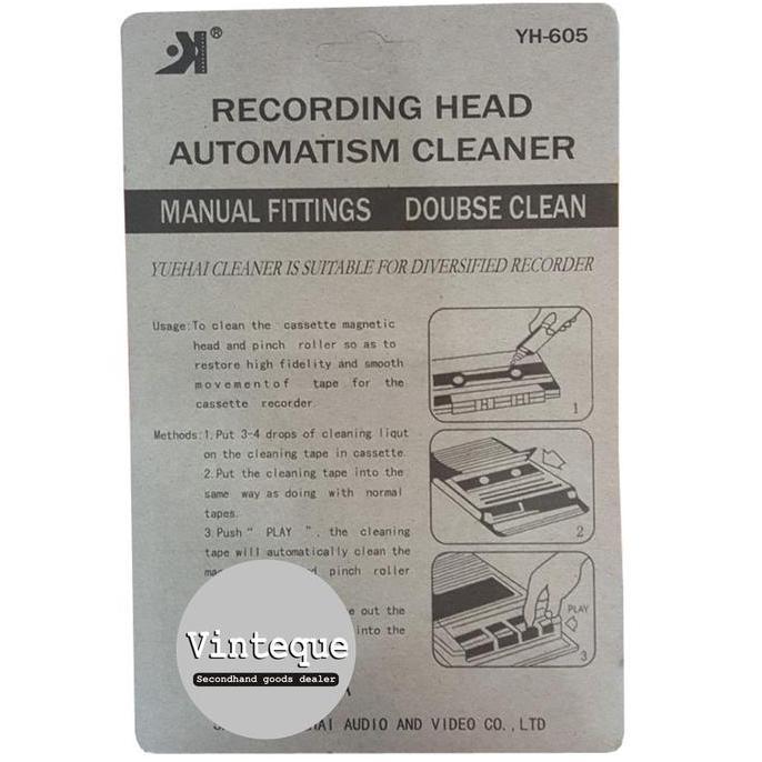 Kaset Pita Pembersih Audio Head Tape Player Pemutar Kaset Pita Walkman