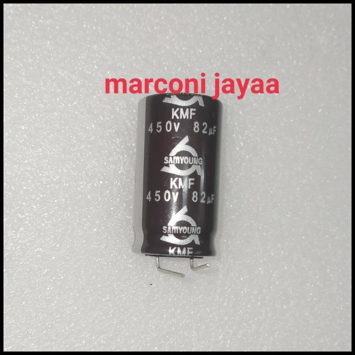 TERBARU KAPASITOR ELCO 82UF 450V SAMYOUNG