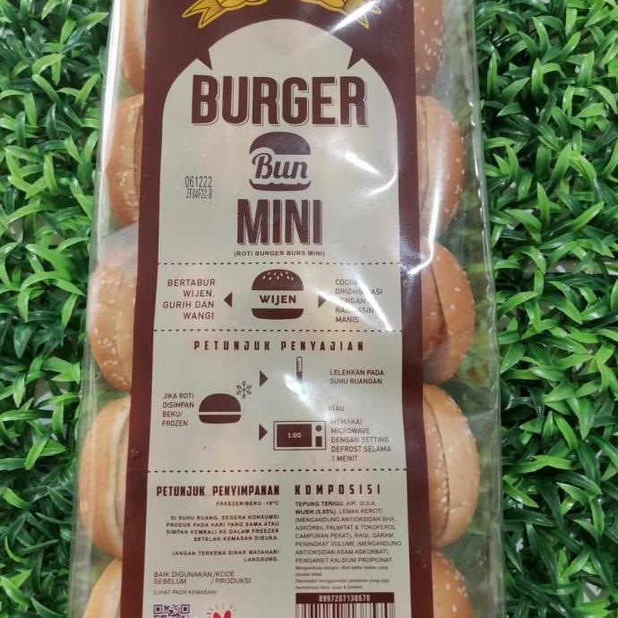 Bernardi Roti Burger Polos Kecil - isi 20