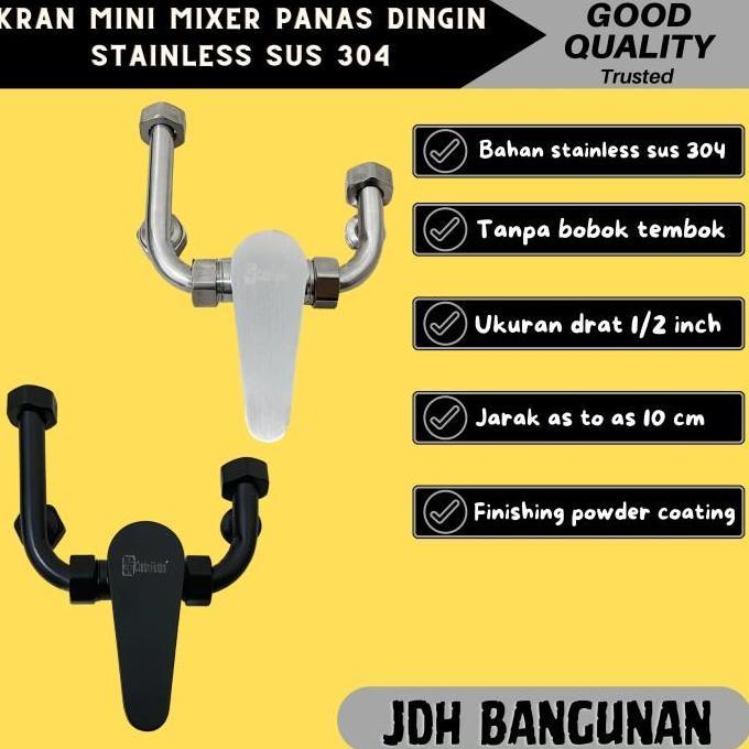 KRAN MIXER TANPA BOBOK / INSTANT MINI MIXER / KRAN PANAS DINGIN