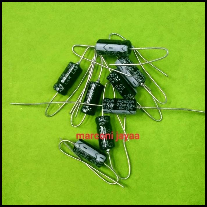 BEST DEAL KAPASITOR 22UF 63VOLT POLAR AXIAL 