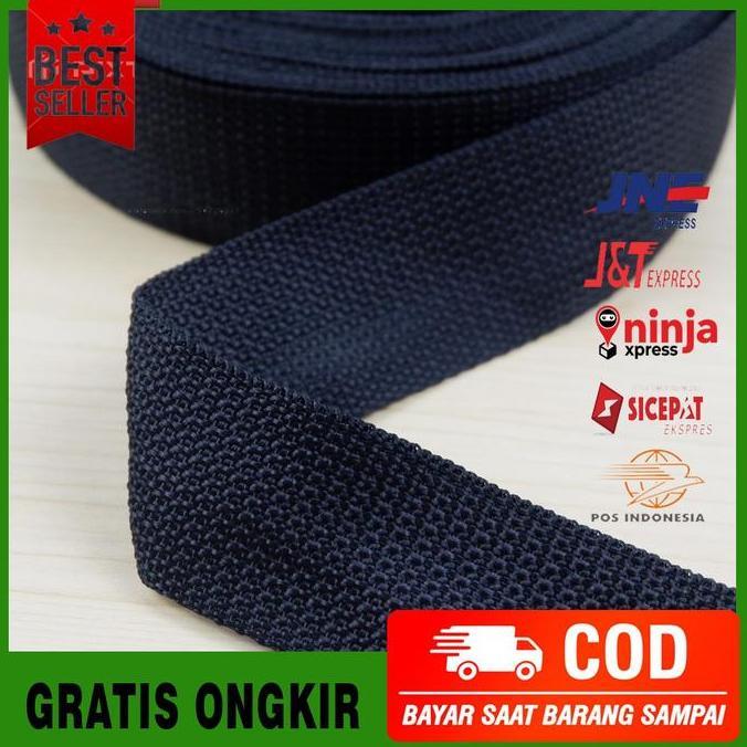 Tali Webbing / Bisban Pelipit 4cm Tebal Bahan Nylon Untuk