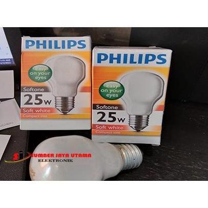 Lampu/Bohlam Philips Softone 25Watt