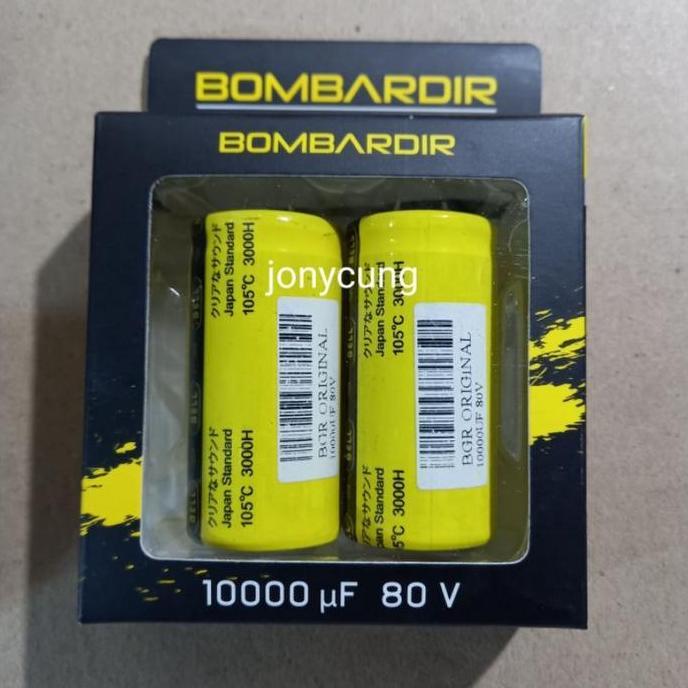 Elco elko 10000uf 80v bombardir original cocok untuk power amplifier