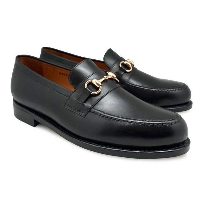 Fortuna Shoes Sepatu Kulit Pria Bit Loafer - Half Vibram 8105