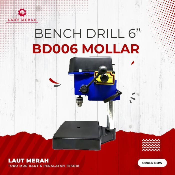 MOLLAR BOR DUDUK MINI 6MM BENCH DRILL VARIABLE SPEED MLR - BD006