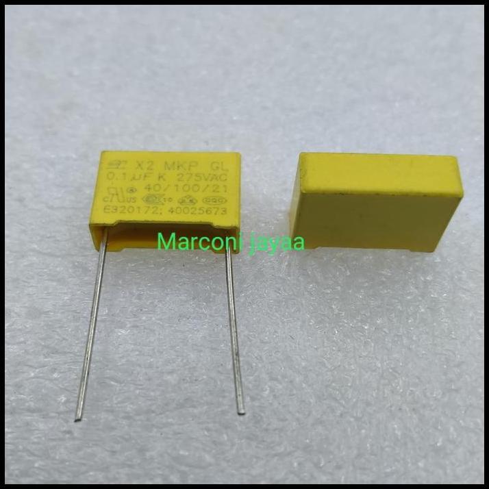 HOT DEAL KAPASITOR MKP X2 104K 275VAC P=15 
