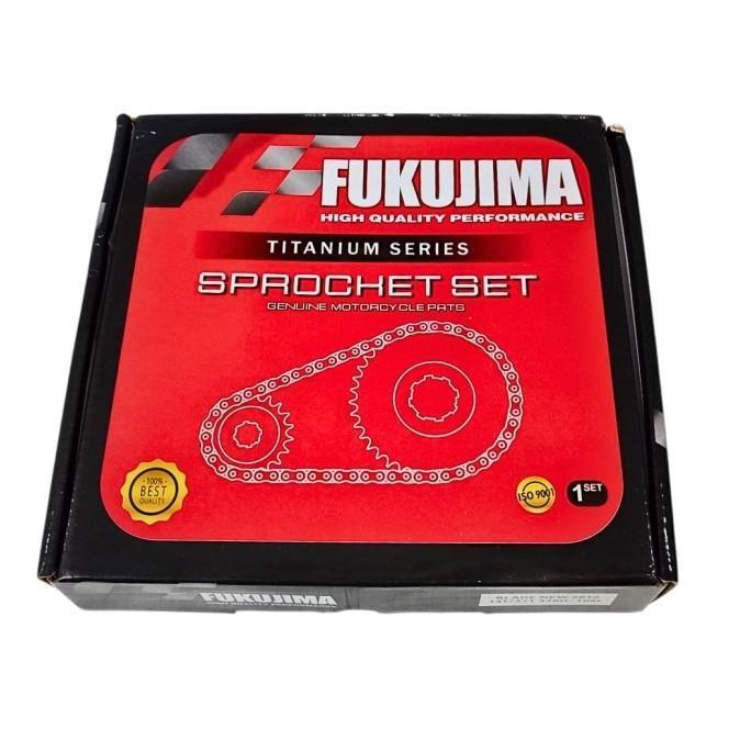 Promo GEAR SET GIR SET CHAIN KIT GEAR PAKET FUKUJIMA JUPITER MX JUPITER MX OLD MX LAMA ORIGINAL Disk