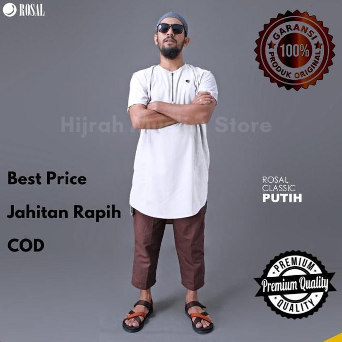 ROSAL - Rompi Pakaian Sholat Solat Baju Koko Gamis Pakistan Pria