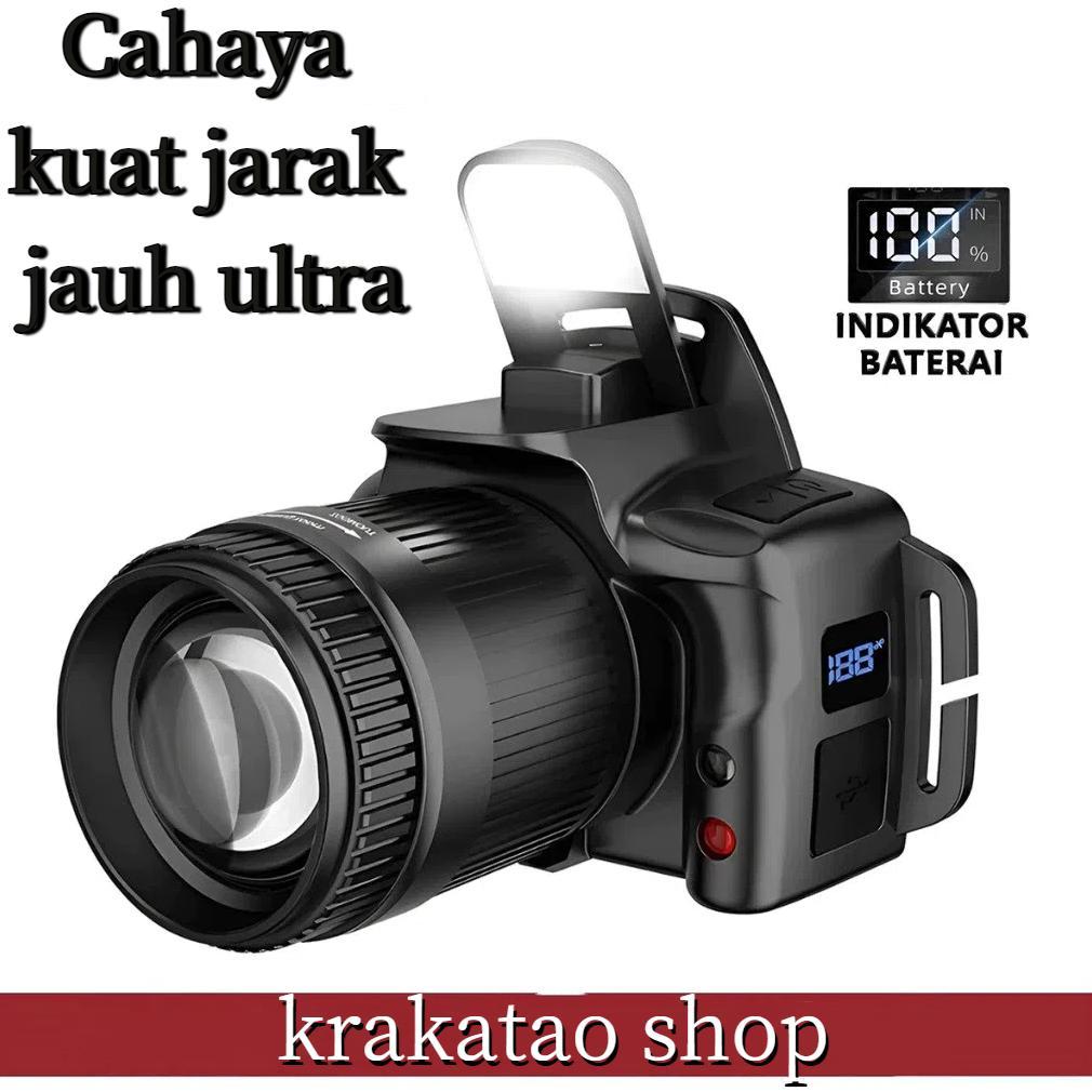 Headlamp streetfighter lampu senter super terang lampu kepala senter kepala super terang