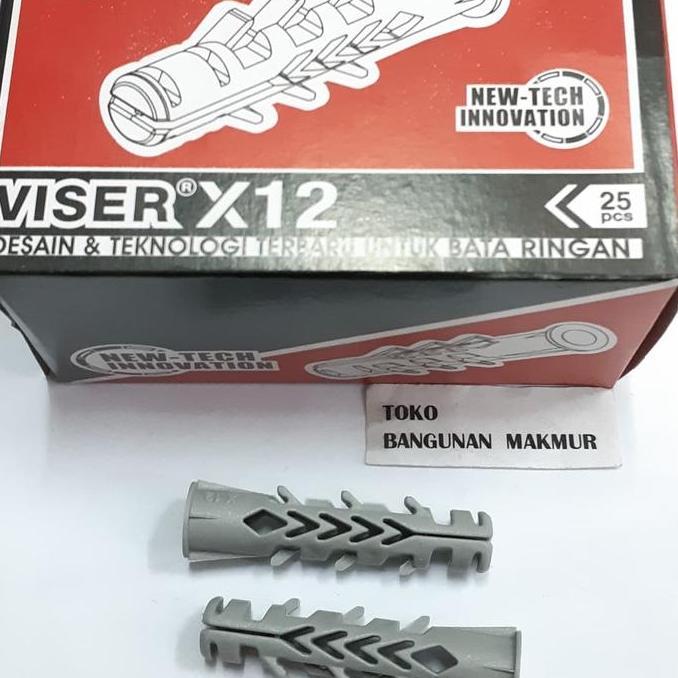 Fiser X12 / Viser X12 Untuk Tembok Bata Ringan Per Ktk Terbaik