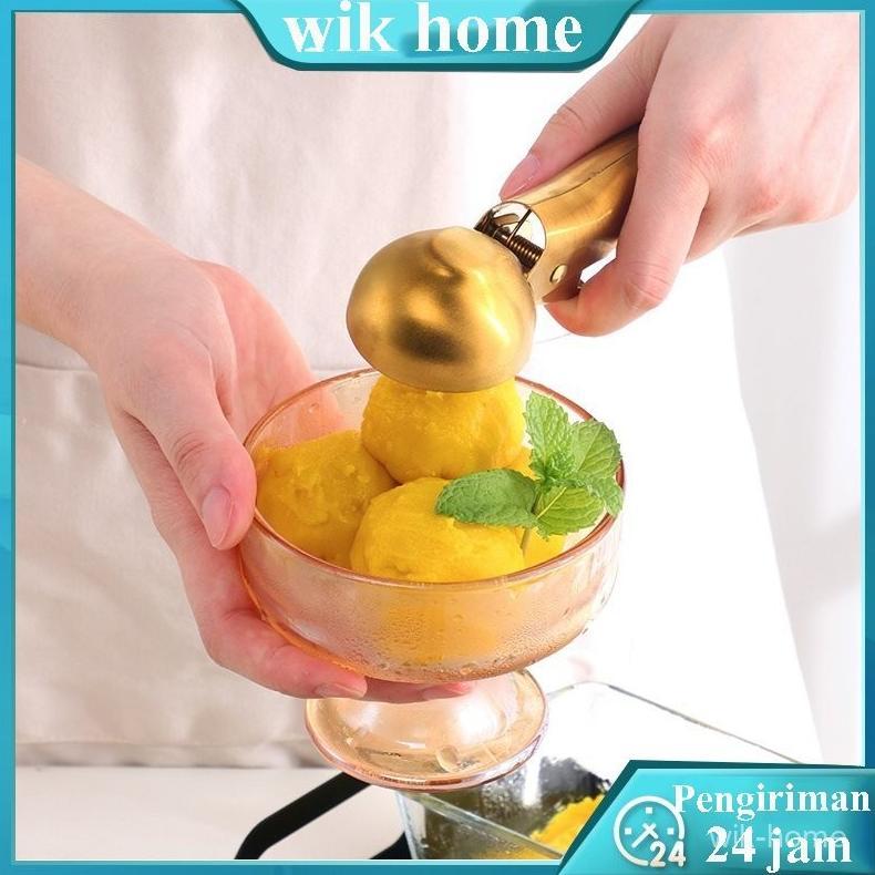 Ice Cream  Scoop Sendok Es Krim Sekop Ice Cream Scoop Stainless Steel Premium Sendok Sekop Es Krim A
