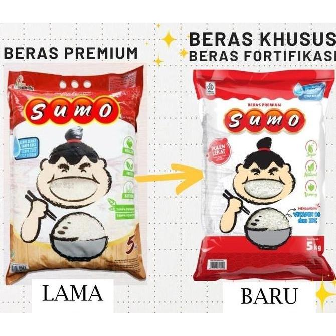 BERAS SUMO MERAH 5 KG 5KG - BERAS SUMO KEMASAN MERAH 5KG 5KG
