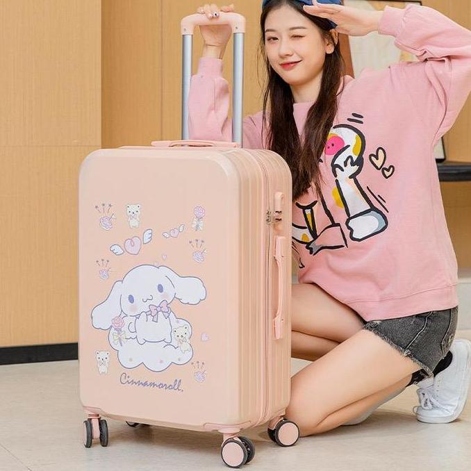 RUIYING666 Koper.clubA003 Koper kartun lucu, koper bermotif, koper karakter pikacu,kuromi,cinnamorol