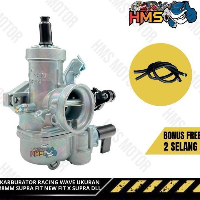 Promo KARBU KARBURATOR RACING WAVE 24 28 MM KARISMA SUPRA X 125 LAGENDA ASTREA PRIMA HONDA WIN C70 C
