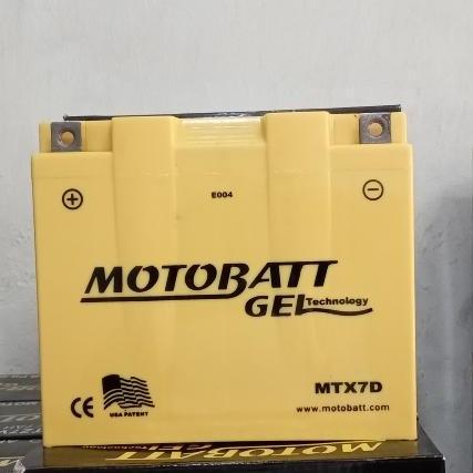 Aki Motor Motobatt Mtx7D Aki Kering / Aki Gel