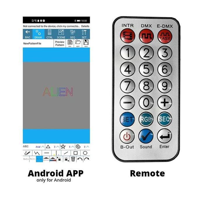 Lampu Proyektor Disco RGB Animasi Laser Bluetooth lampu Panggung Pesta