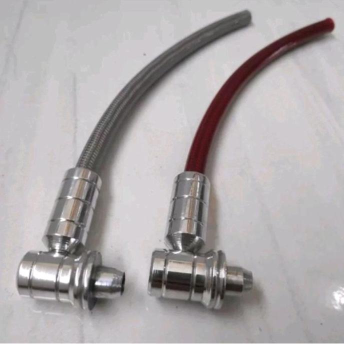 Promo Tutup penutup Nepel selang hawa RX KING Rxking RXK RXS variasi custom monel probolt Diskon