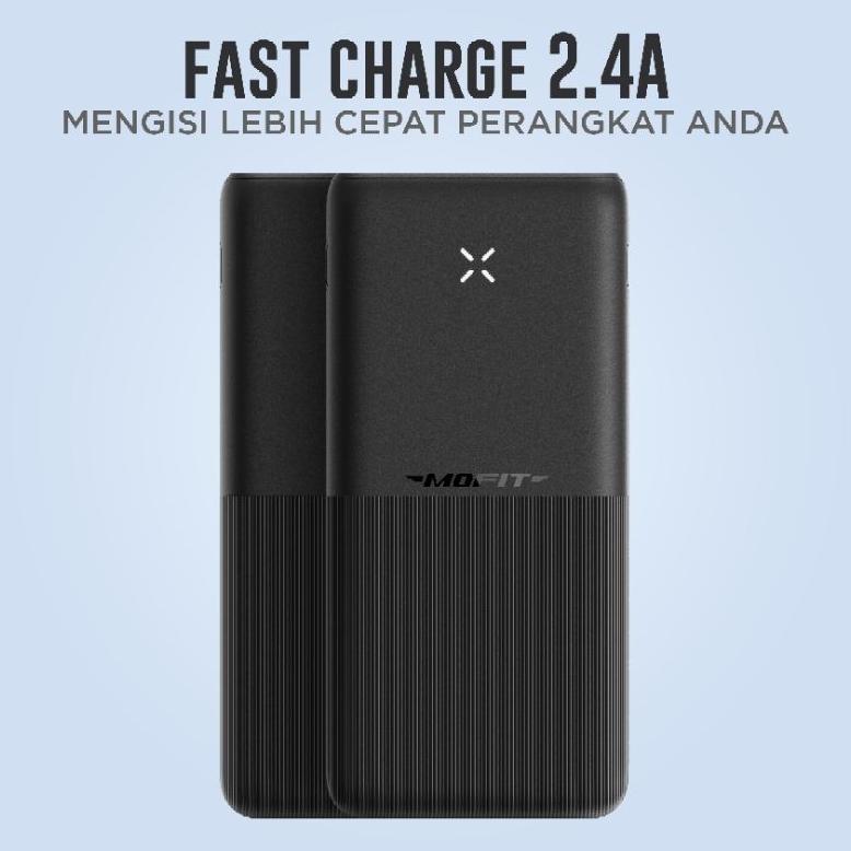 New Product Powerbank Mofit M11 10.000Mah + Fast Charge Real Capacity