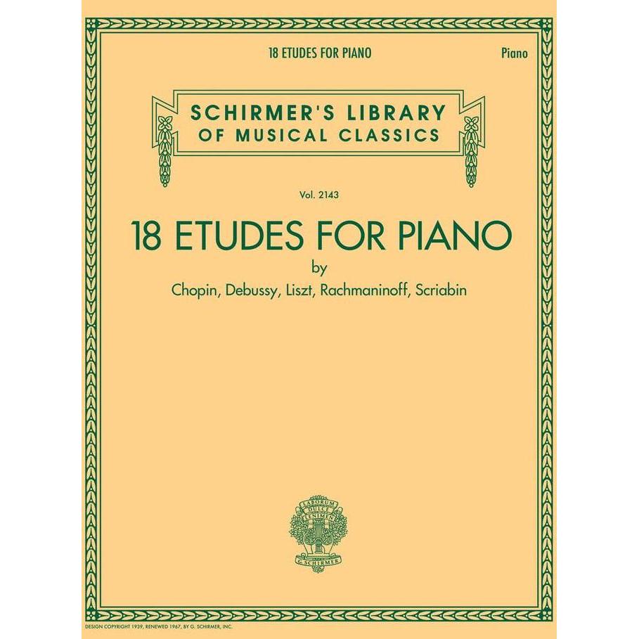18 Etudes For Piano