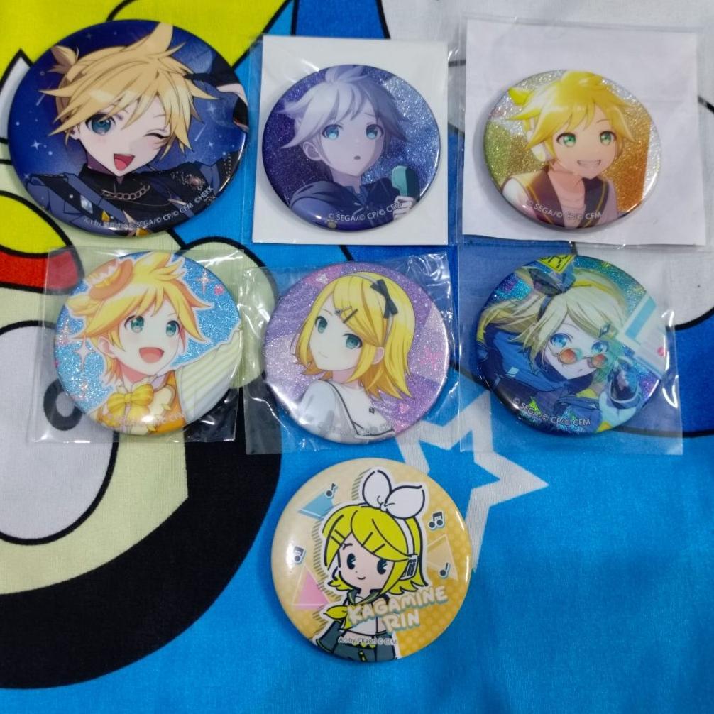 Official Project sekai pjsk prsk Kagamine Rin Kagamine Len badge vocaloid