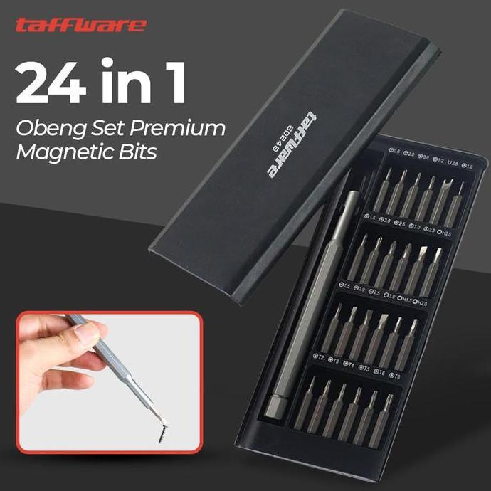 Obeng Set Magnetic Reparasi Bintang PH000 PH00 PH1 Triangle Plus Minus