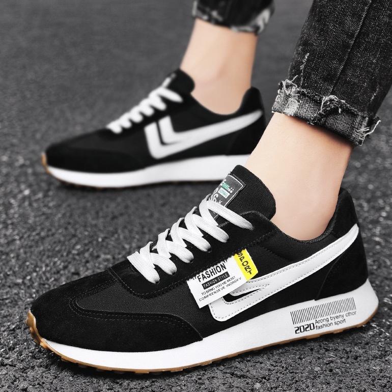 new sepatu pria wanita bergaransi sneakers running olahraga lari cowok cewek kerja sekolah snekers m