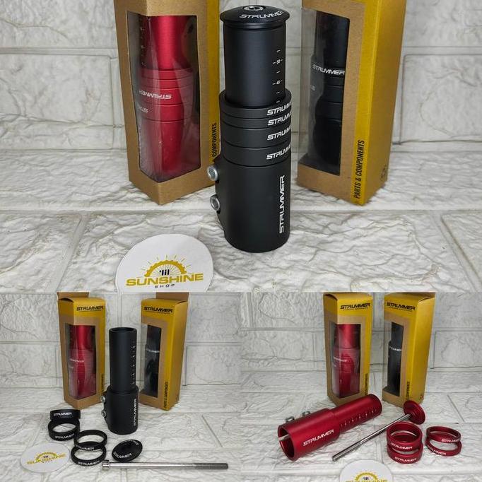 Adaptor Peninggi Stem Stang Handlebar STRUMMER Alloy Sepeda MTB Federal Fork Oversize 28.6mm