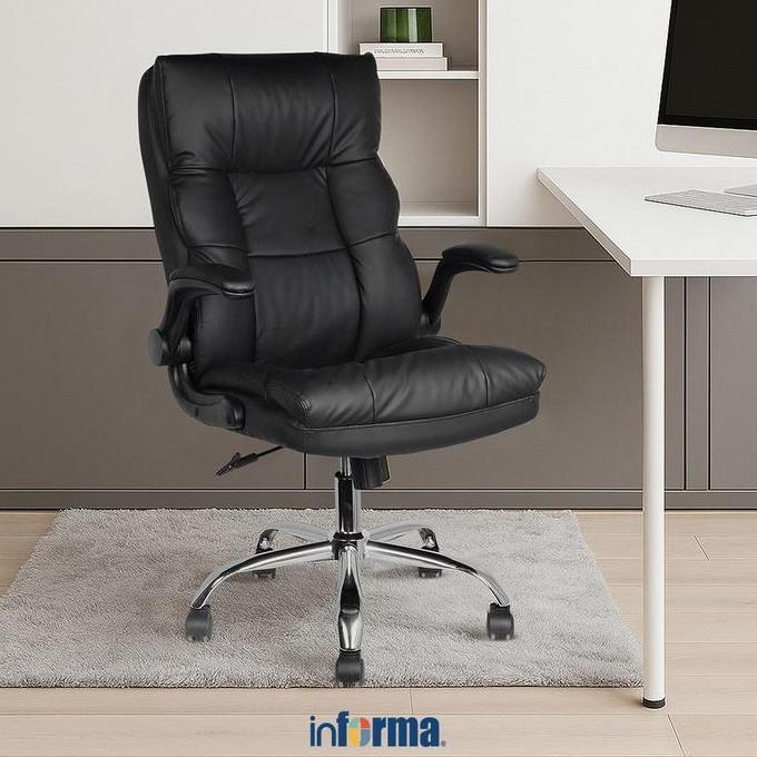 Informa Omura Kursi Kantor Sandaran Tinggi - Hitam