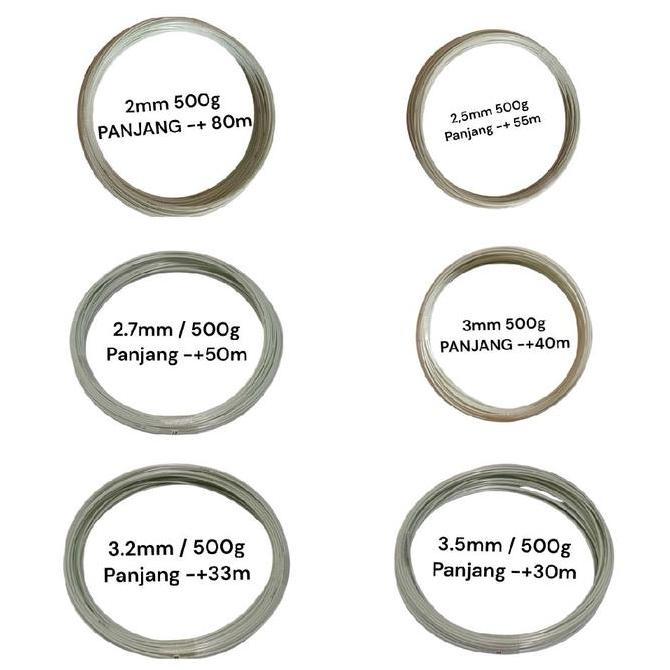 CASHBACK - Jeruji ruji fiber putih 1mm 1.5mm 2mm 2.5mm 2.7mm 3mm 3.2mm 3.5mm kandang burung | Ruji f