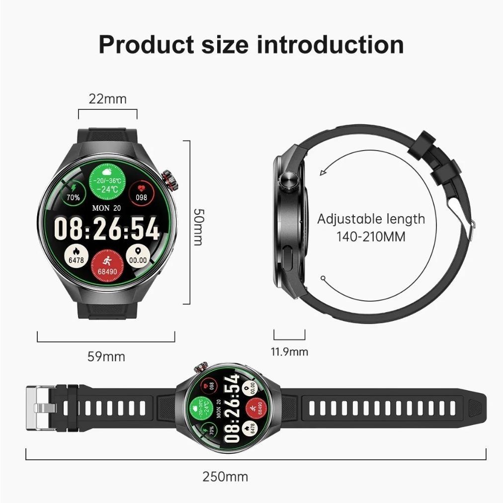 New Product G5 Plus Gps Smartwatch Original |Huawei Chip|  Built-In Gps/2.08 Amoled Screen 150+ Spor